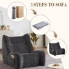 PAGED Lounge Lazy Floor Sofa Oversized Comfy Bean Bag Chair with High-Resilience Sponge, Compression Sofa for Apartment - 2 of 4