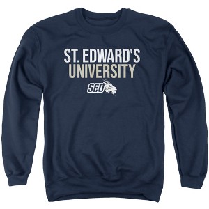 St. Edward's University Official Stacked Adult Crewneck Sweatshirt - 1 of 4