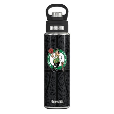 NBA Boston Celtics 24oz Leather Wide Mouth Water Bottle