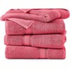 100 Cotton Large Bath Towels Set of 4 - Quick Dry, Soft Absorbent - Dorm Essentials for Girls (28"x54") - 2 of 4