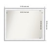 Amanti Art Maya Non-Beveled Framed Bathroom Vanity Wall Mirror - 3 of 4
