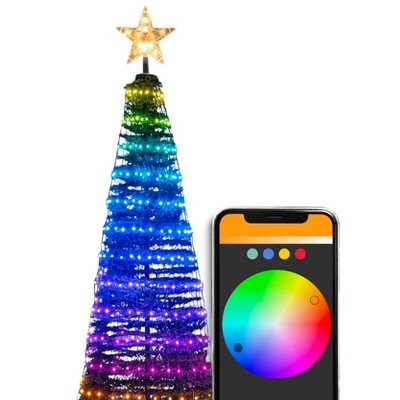 Smart Christmas Tree With App Controlled Lights : Target