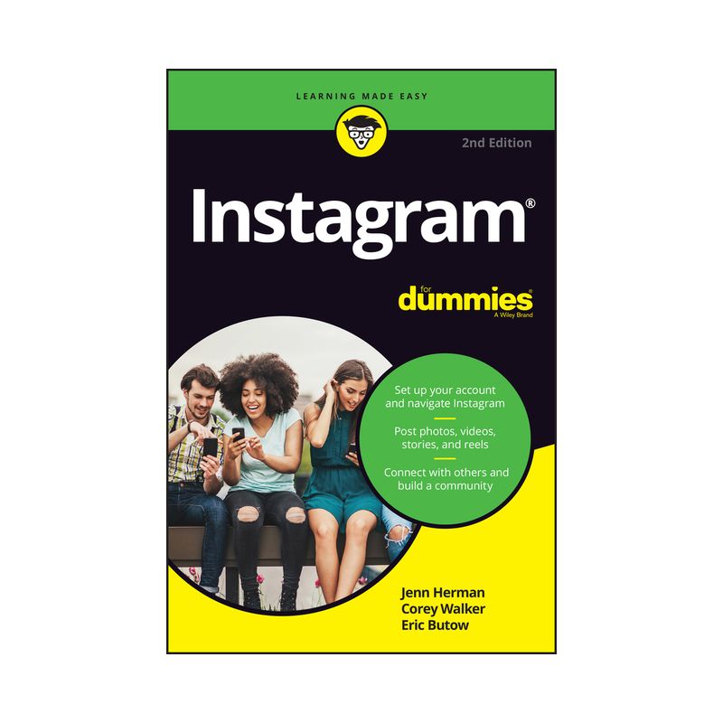 Instagram for Dummies - 2nd Edition by  Jenn Herman & Corey Walker & Eric Butow (Paperback), 1 of 2