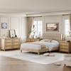 Natural Rattan 3-Drawer Boho Dresser 31.5" Wide - Extra Deep Storage - 4 of 4
