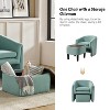 Giles Morden Upholstered Armchair with Removable Legs Storage Ottaman|Artful Living Design - 4 of 4