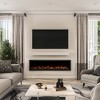 Modern Ember Lotta Wood Fireplace Mantel Shelf With Picture Frame Details - 4 of 4