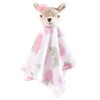Hudson Baby Infant Girl Plush Blanket with Security Blanket, Fawn, One Size - 3 of 3