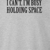 Rerun Island Men's Holding Space Long Sleeve Graphic Cotton Pullover Sweatshirt - 2 of 3