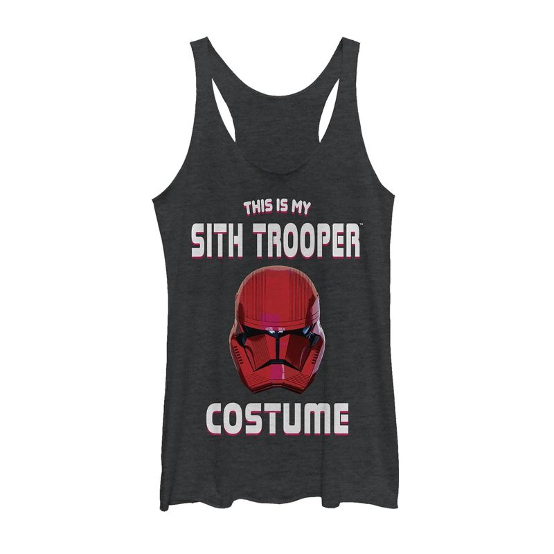 Women's Star Wars: The Rise of Skywalker Halloween Sith Trooper Costume Racerback Tank Top, 1 of 4