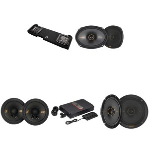 Kicker Chevy/GMC Crew Cab Truck 20-UP Audio Upgrade, LX 7 Ch Amp, Speaker Upgrade & Vehicle Specific Dual 12" Solobaric Enclosure - 1 of 4