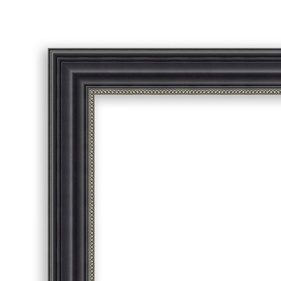 16"x20" Black Wood Wall Mount Picture Frame