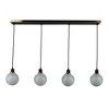 Artcraft Lighting Gem 4 - Light Island Pendant Light in  Black/Brushed Brass - image 3 of 4