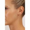 Yellow Gold Diamond - Cut Ball Stud Earrings Warm Luster Can Highlight The Softness of Women - 2 of 4