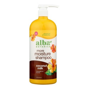 Alba Botanica More Moisture Shampoo Coconut Milk - 32 fz - 1 of 4