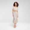 Women's Off-Shoulder Crop Blouse - Wild Fable™ - 3 of 4