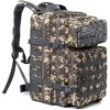 Link Military Backpack 45L Molle Army Tactical 3 Day Survival Waterproof Outdoor Fishing Hiking Camping Bug Out Backpack 900D Oxford Assault Pack - 2 of 4