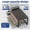 Simple Trending 3 Tier Coffee Pod Holder Rack for K Cup, 105 Pod Pack Capacity Rack, Metal, Black - 3 of 4