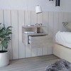 CENGHU Floating Nightstand, Modern Sideboard Decorative Storage Cabinet with Drawer, End Table, Side Table, Open Top Shelves for Bedroom - 2 of 4