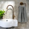 PiccoCasa 100% Cotton Hand Towels Face Towel Set Highly Absorbent Hand Towel 2 Pcs - 2 of 4