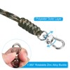 Unique Bargains Braided Wrist Polyester Keychain Wallets Badge Lanyard with Hooks 2 Pcs - 4 of 4
