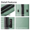 Rbied Luggage Set 3 Piece, PP Hardshell Carry on Suitcase W/ Spinner Wheels & TSA Lock, Lightweight Suitcases for Business, Trip, (20"/24"/28") - 4 of 4