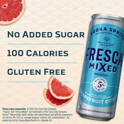 Fresca Mixed Vodka Spritz Variety Pack Gluten-Free Canned Cocktail - 8pk/355ml Cans