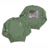 Simply Sage Market Women's Graphic Sweatshirt Purple 100% That Witch Front and Back - 2 of 4