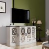 Vynxaria Farmhouse TV Stand with Storage, 63" Entertainment Center, Wooden Media Console with Adjustable Shelves - 2 of 4