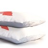 Deny Designs King April Lane Art Block Red Monogram A Microfiber Printed Pillow Sham - 3 of 3