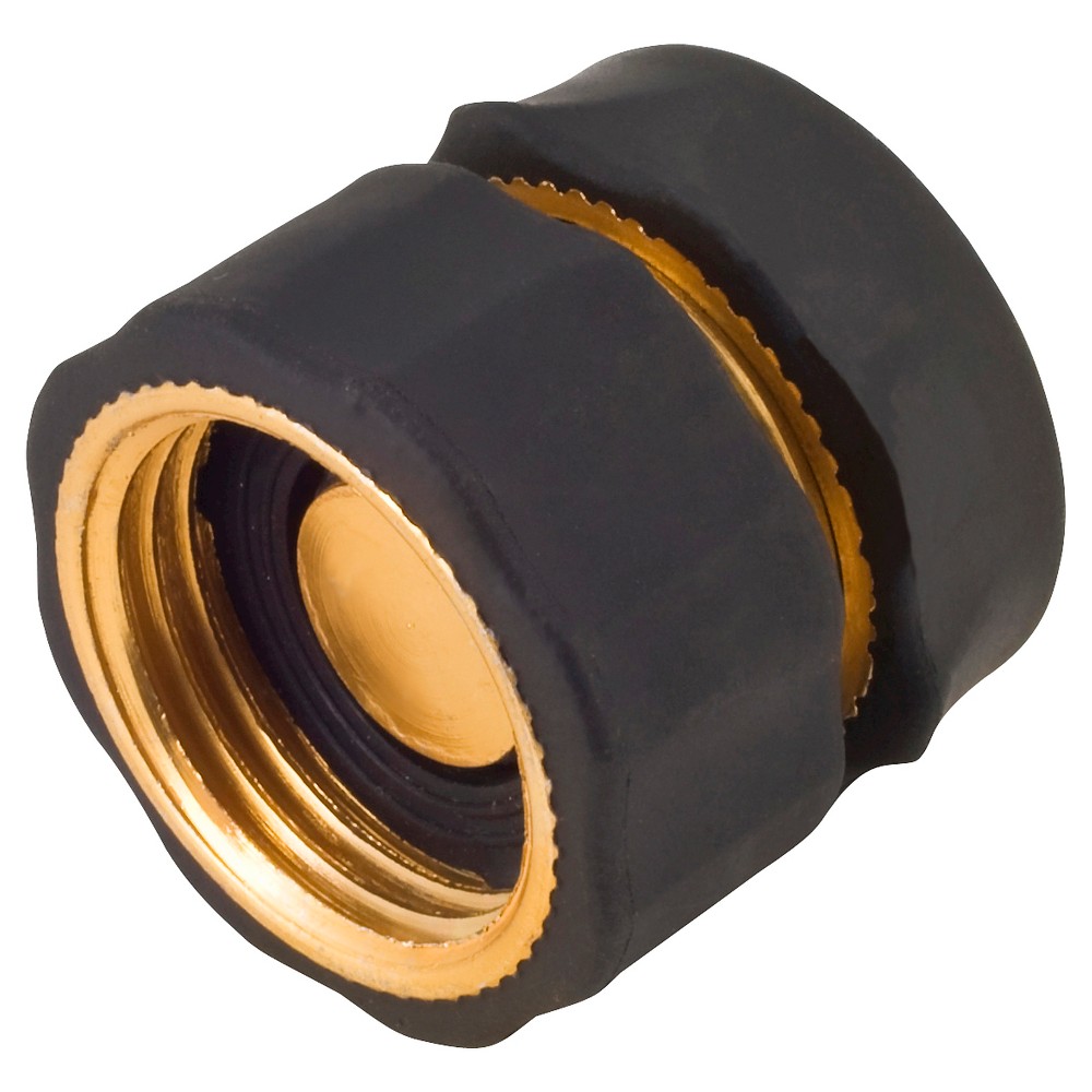 UPC 042206000460 product image for Hose Connector: Melnor Metal Product End Connector, Black | upcitemdb.com