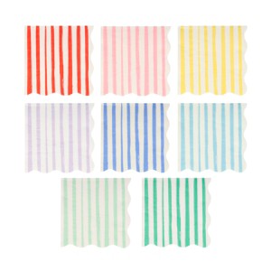 Meri Meri Mixed Stripe Small Napkins (Pack of 16) - 1 of 4