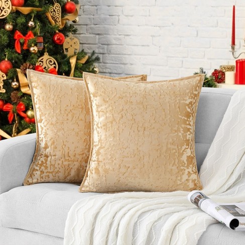 Trinity 4 Pieces Christmas Pillow Covers for Couch Bed Sofa Christmas  Decorations, Blue