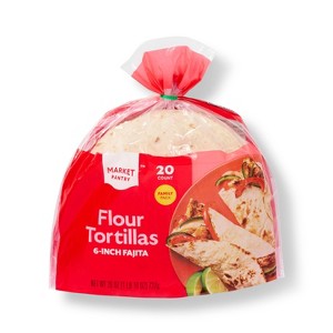 6" Flour Tortillas - 20ct - Market Pantry™ - 1 of 3