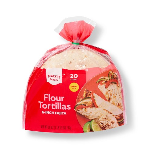 6" Flour Tortillas - 20ct - Market Pantry™ - image 1 of 3