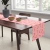 Lathe & Quill Candy Canes Pink Table Runner - Society6 - 2 of 3