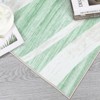Machine Washable 9x12 Area Rug Foldable Stain Resistant Low Pile Wave Distressed Design Indoor Carpet for Bedroom Office Kids Room - 4 of 4