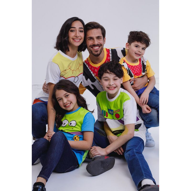 Disney Pixar Toy Story Woody Buzz Lightyear Alien Matching Family Cosplay T-Shirt Little Kid to Adult, 5 of 7