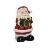 Transpac Ceramic 10.25 in. Multicolor Christmas Light Up Joyous Santa - 3 of 4