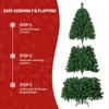 Pre-Lit Artificial Christmas Tree 7.5ft with 450 Clear Incandescent Mini Lights, Indoor Outdoor Green - 4 of 4