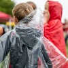 Blue Panda 20-Pack Disposable Rain Ponchos for Kids - Emergency Raincoats with Hood for Boys and Girls (4 Colors, Clear) - 4 of 4