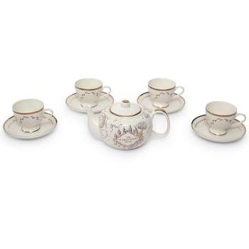 Ukonic Harry Potter Marauders Map 10-Piece Porcelain Tea Set