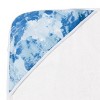 Honest Baby 2pc Hooded Towels - Blue - image 3 of 4