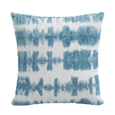 18"x18" Skyline Furniture Square Outdoor Throw Pillow Stripe Ocean: Woven Polyester, Removable Cover, Zipper Closure