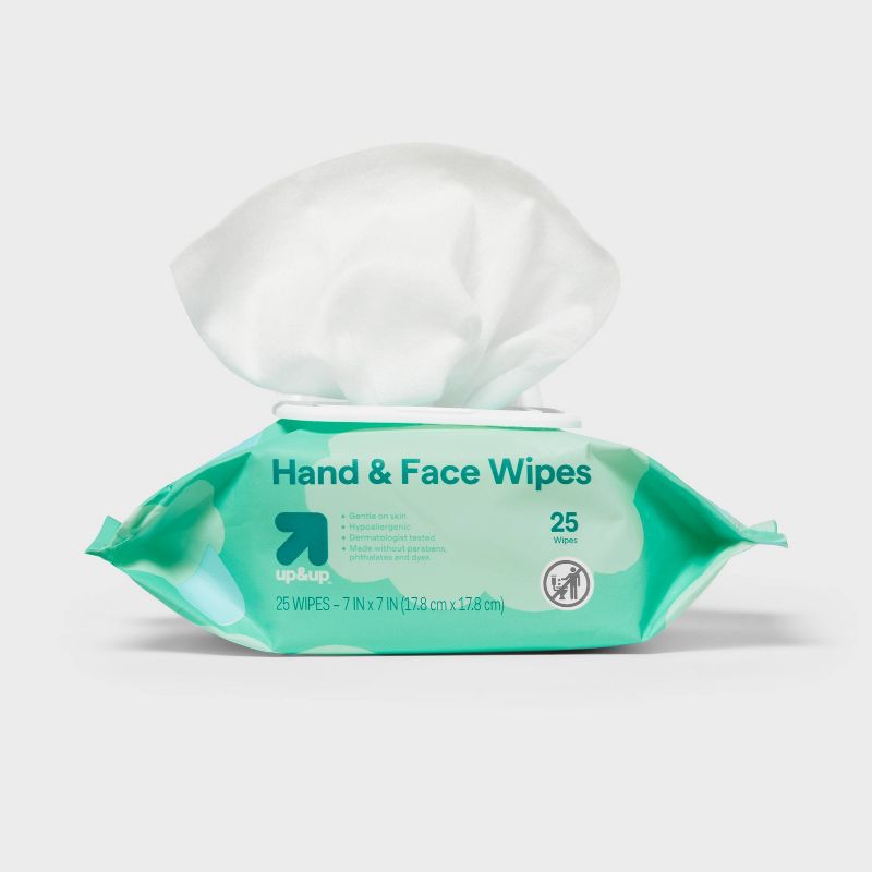 Hand and Face Wipes - 25ct - up &#38; up&#8482;, 4 of 9