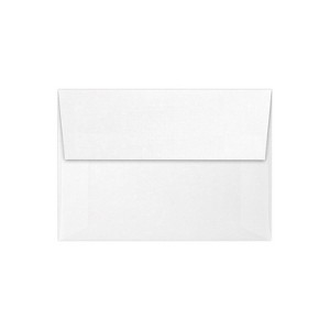 LUX A1 Invitation Envelopes (3 5/8 x 5 1/8) 50/Pack White Linen (4865-WLI-50) - 1 of 1