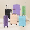 KWPZQEB ABS Hardside Luggage Set of 3, ABS Spinner Wheel Luggage with Combination Lock, Lightweight Luggage, Large Checked Luggage, 20"/24"/28" - 2 of 4