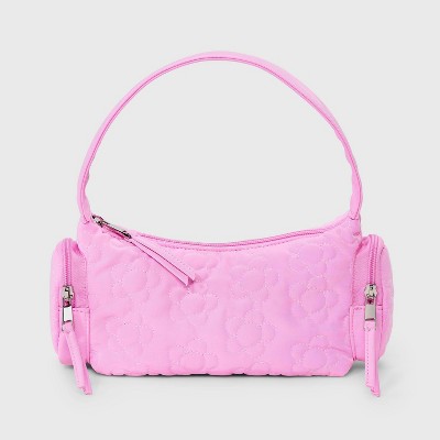 Girls' Quilted Cargo with Pockets Shoulder Bag - art class™