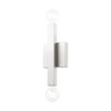 Livex Lighting Solna 2 - Light Wall Light in  Brushed Nickel - 2 of 4