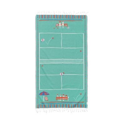 Oversized 37" x 71" Preppy Turkish Beach Towel by Ramus & Co