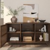 Plank+Beam Mid Century Modern Solid Wood Sideboard with 2 Doors, 59" TV Stand for Living Room - 4 of 4